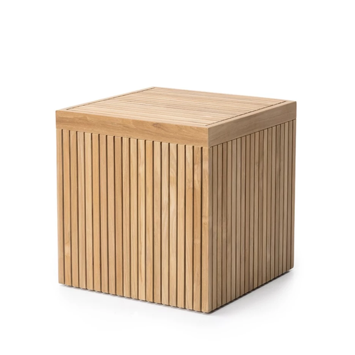 Dotty Teak Cube Table