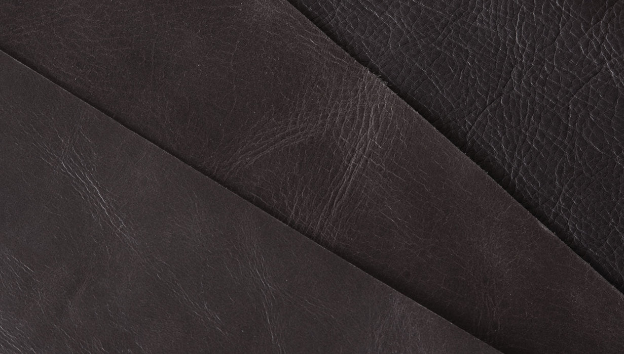 Saddle Black Leather /