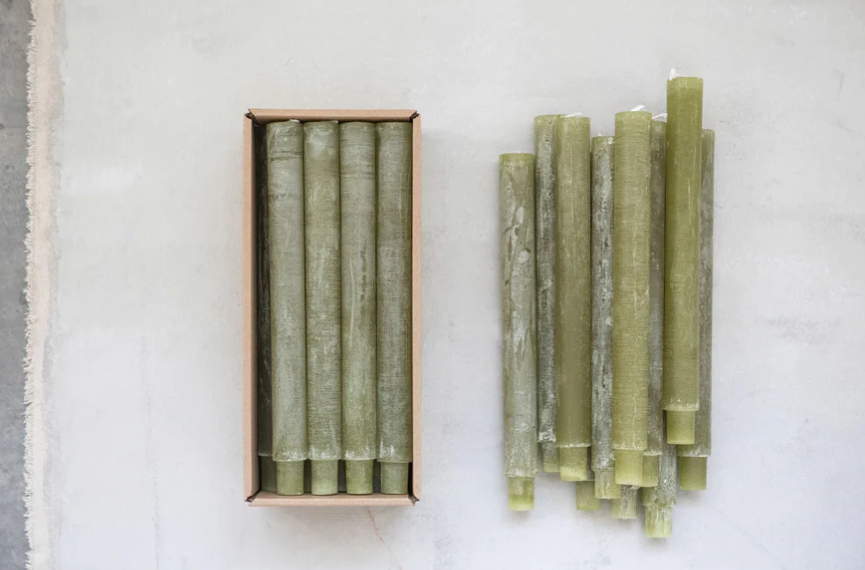 Unscented Taper Candle