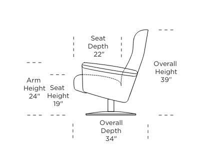 Harlowe Recliner & Footstool