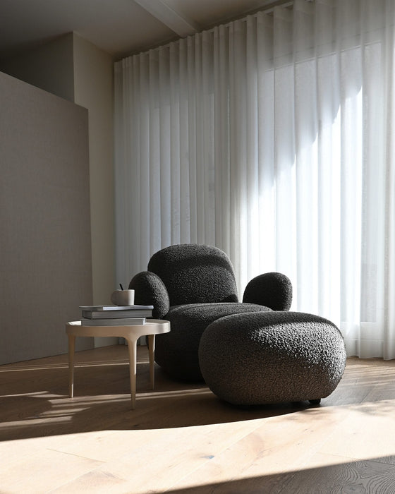 101 Copenhagen Toe Armchair, Flat - Deep Taupe (A2635)