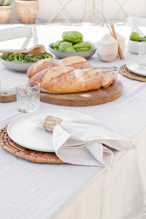 Set of linen napkins in various colors (2 psc.): Natural linen color