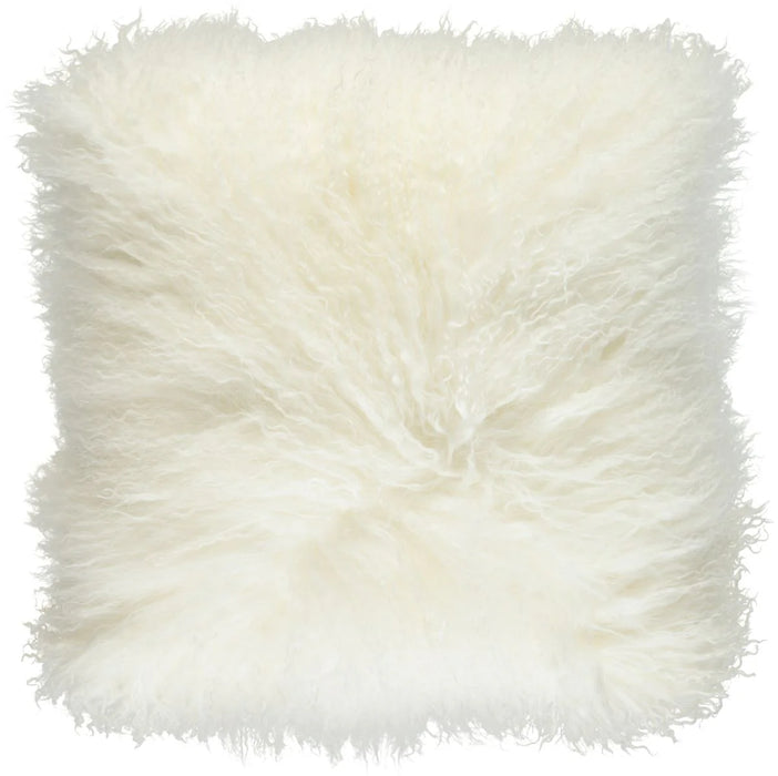 Curly Sheepskin Cushion 22x22