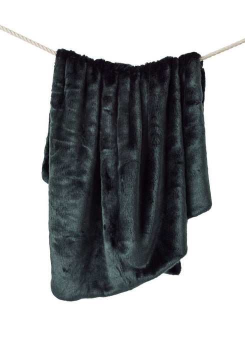 Couture Emerald Mink Throw
