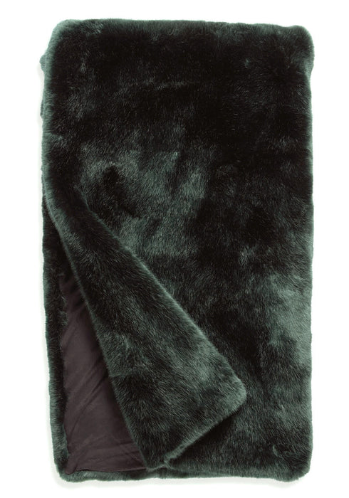 Couture Emerald Mink Throw