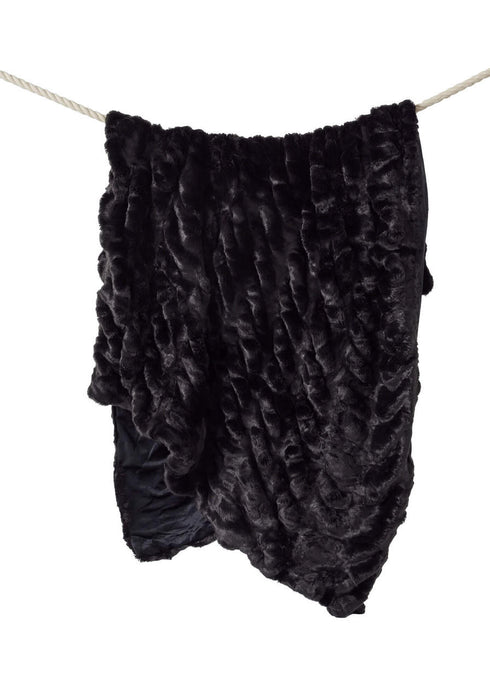 Couture Throw Onyx Mink