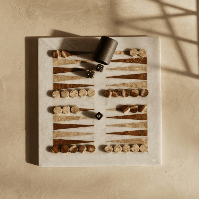 Luxury Marble Backgammon Set