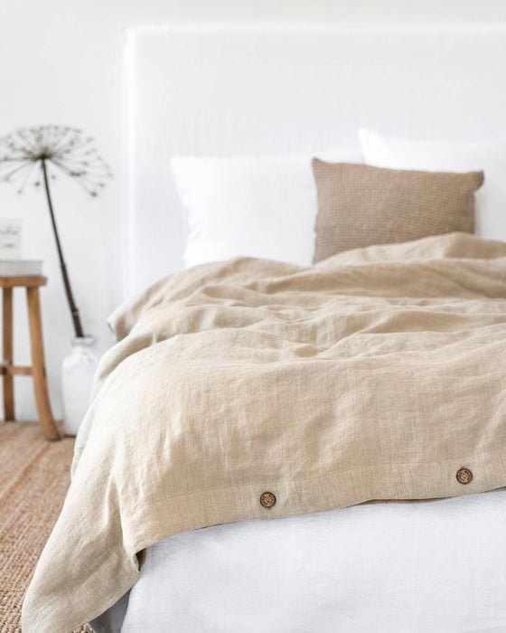 Natural linen Duvet Cover