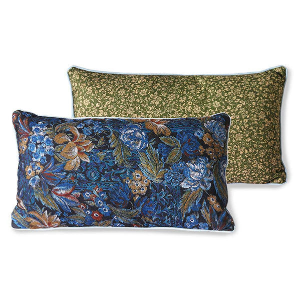 DORIS for HKliving - printed pillow /blue