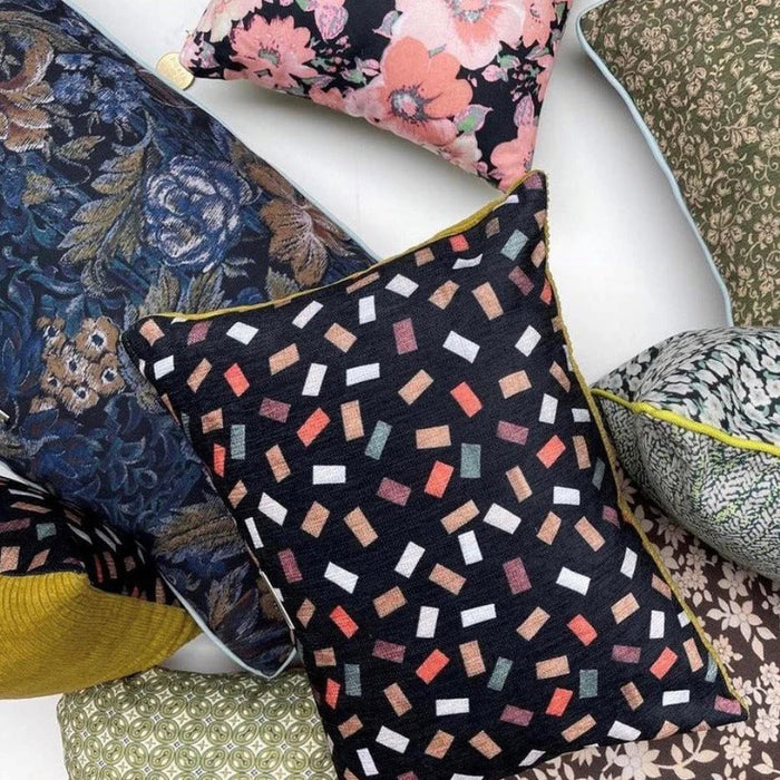 DORIS for HKliving - printed pillow /blue