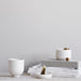 kristina dam studio setomono white cup set small plate, small bowl and coffee cup