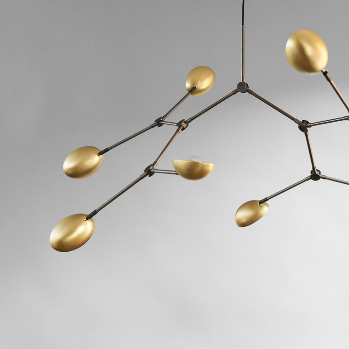 101 Copenhagen Drop Chandelier - Brass (UL)