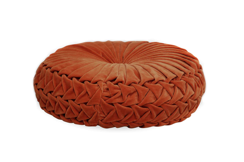 Velvet Round Handmade Pillow