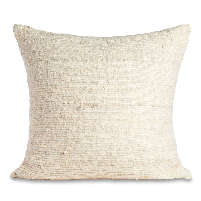 Chunky Wool Pillow - Ivory